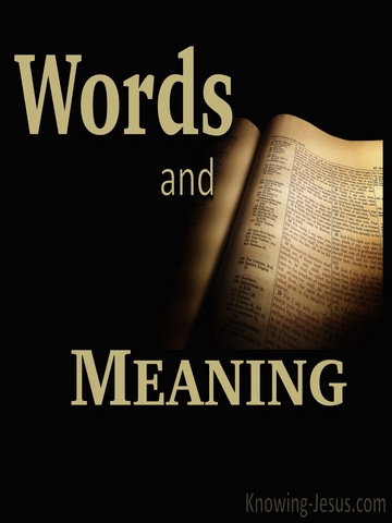 Words And Meanings (devotional)05-01 (brown)